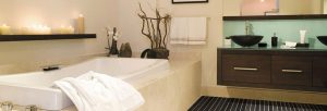 salle de bain en espace détente